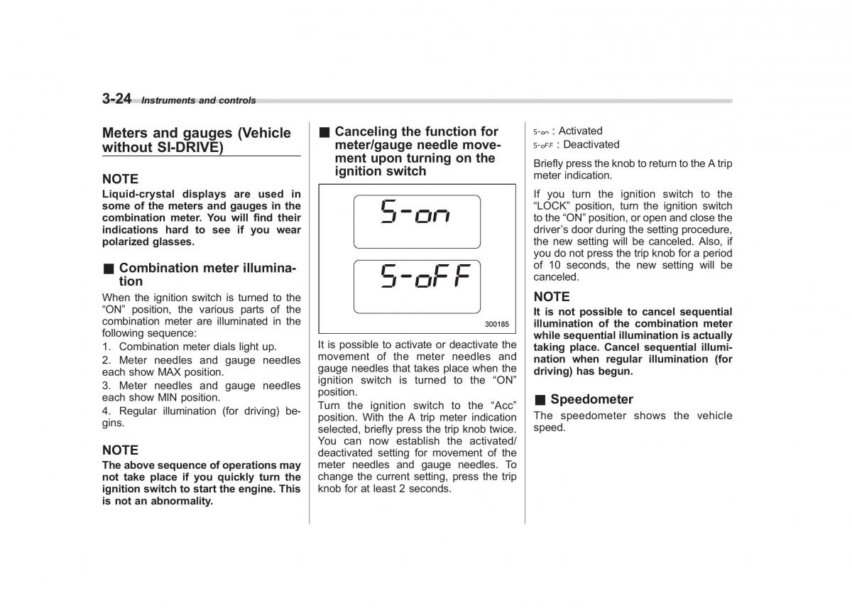 Subaru Outback Legacy III 3 owners manual / page 143