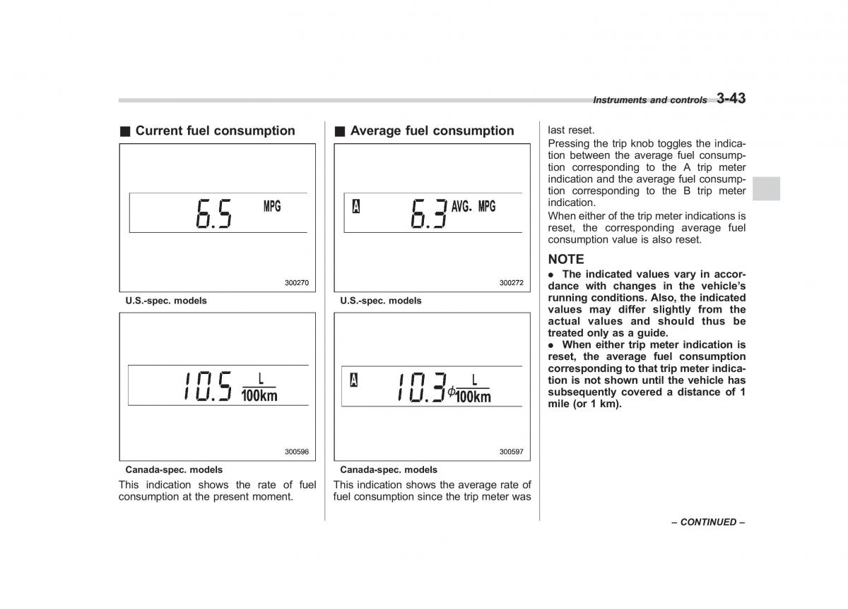 Subaru Outback Legacy III 3 owners manual / page 162