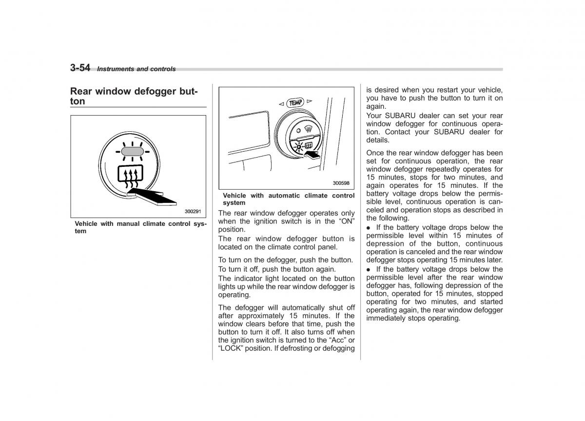 Subaru Outback Legacy III 3 owners manual / page 173