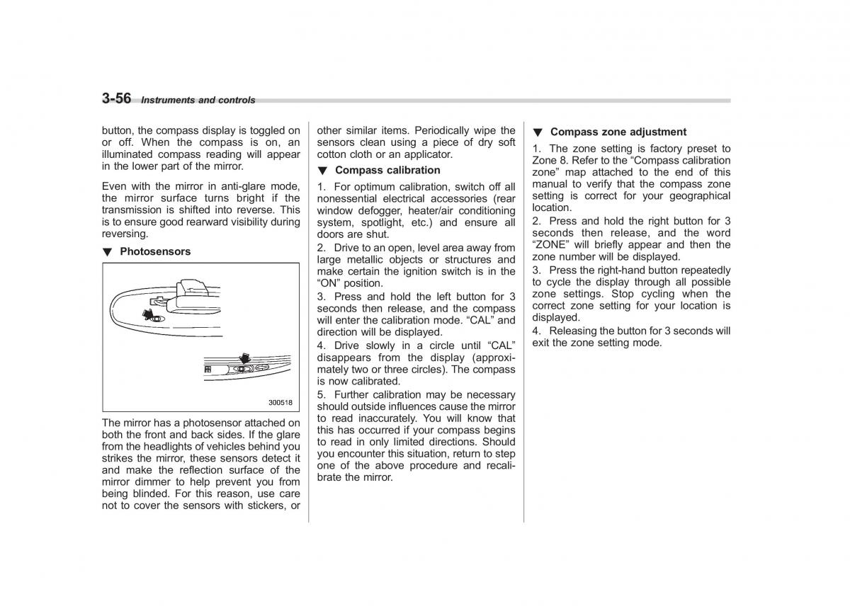 Subaru Outback Legacy III 3 owners manual / page 175