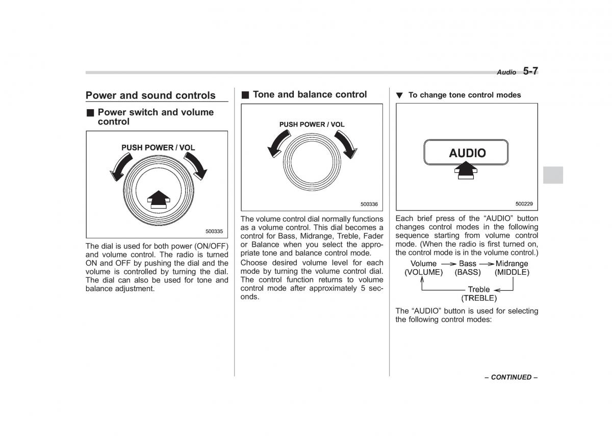 Subaru Outback Legacy III 3 owners manual / page 198