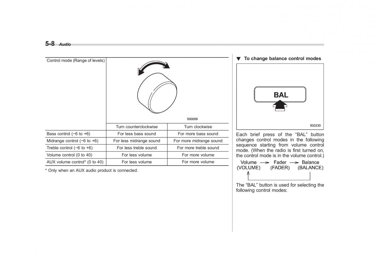 Subaru Outback Legacy III 3 owners manual / page 199