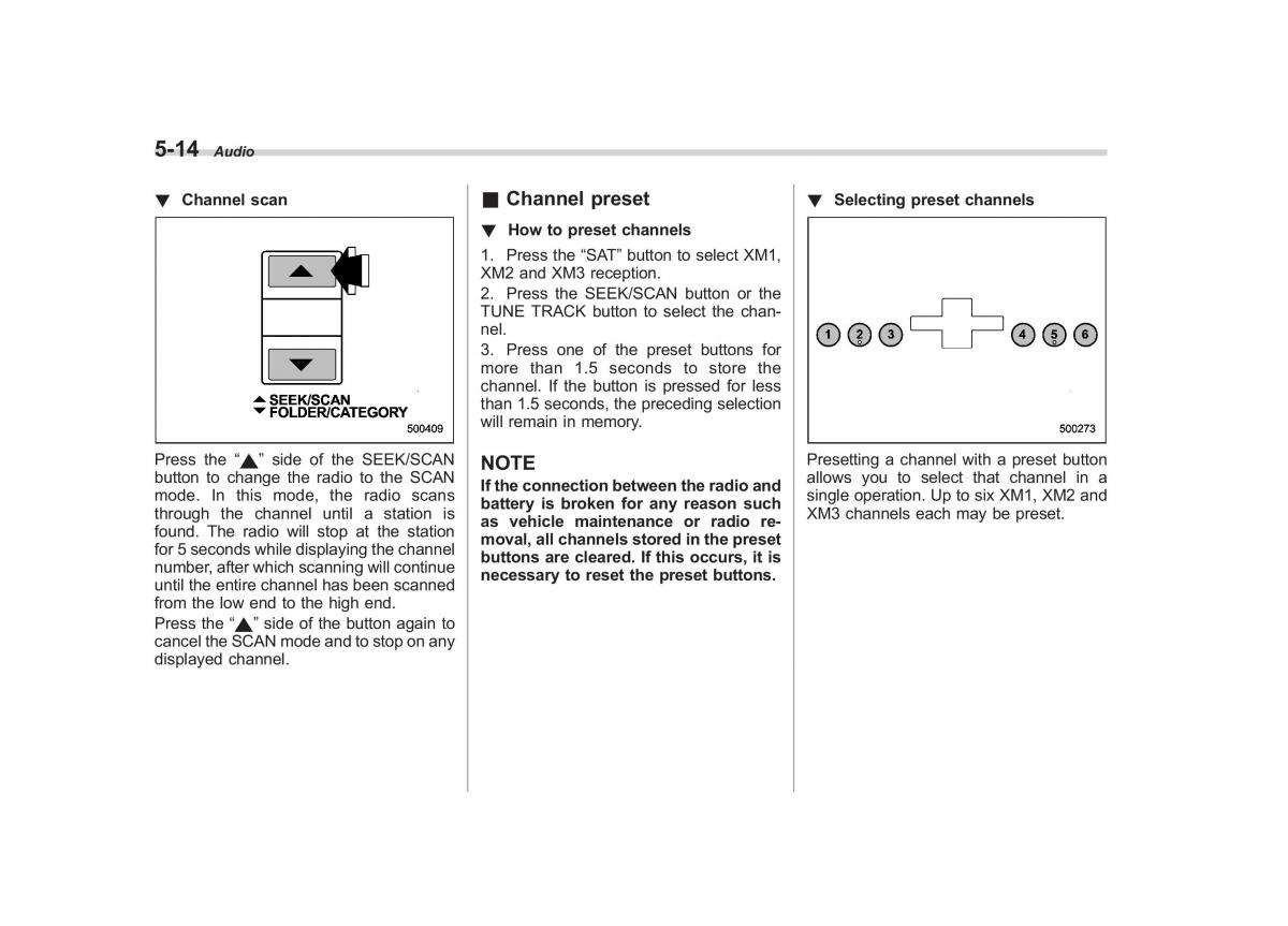 Subaru Outback Legacy III 3 owners manual / page 205