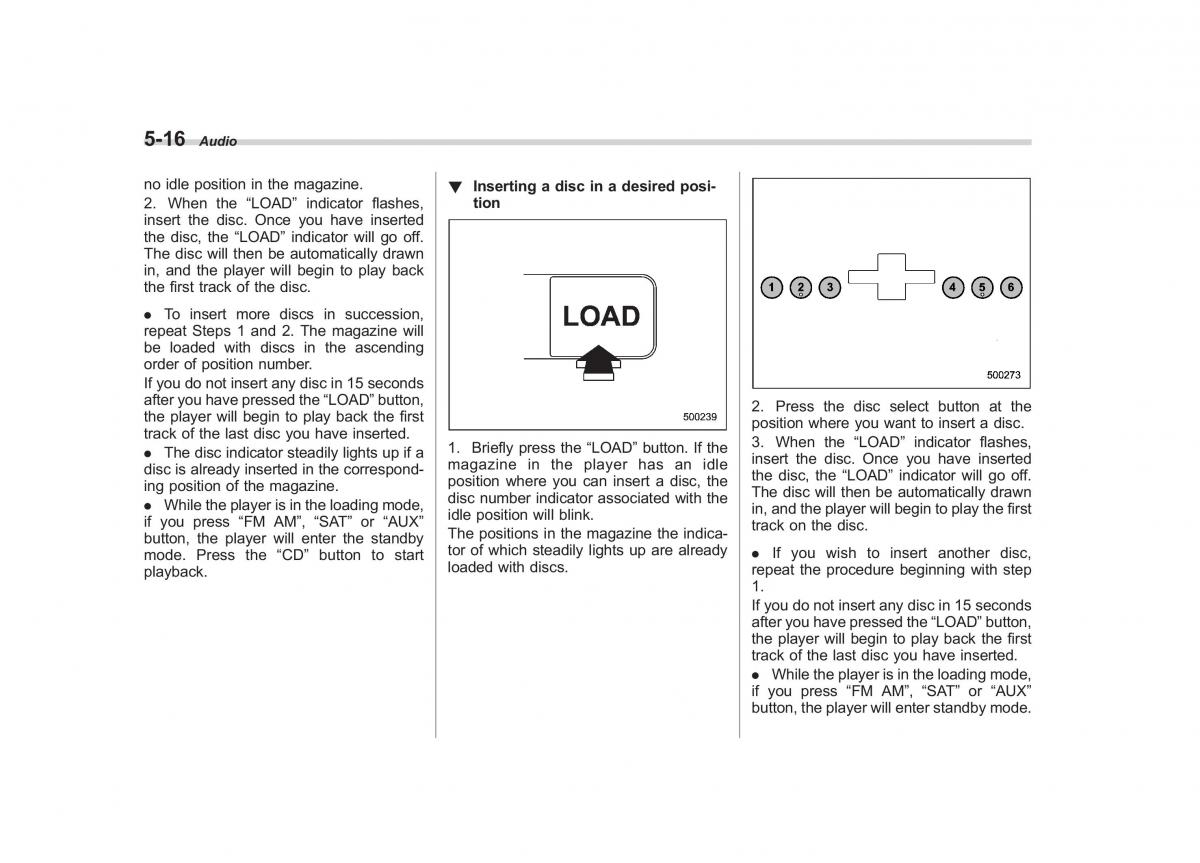 Subaru Outback Legacy III 3 owners manual / page 207