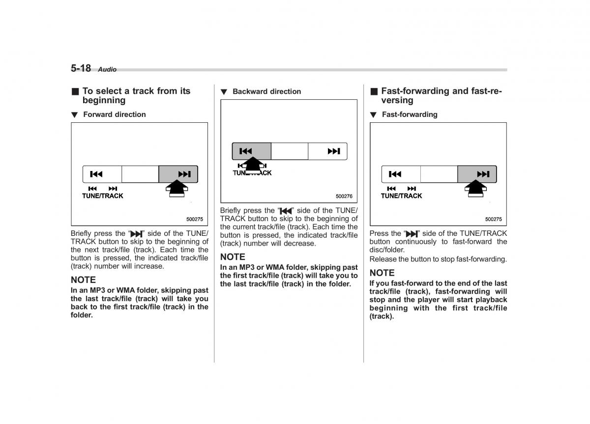 Subaru Outback Legacy III 3 owners manual / page 209