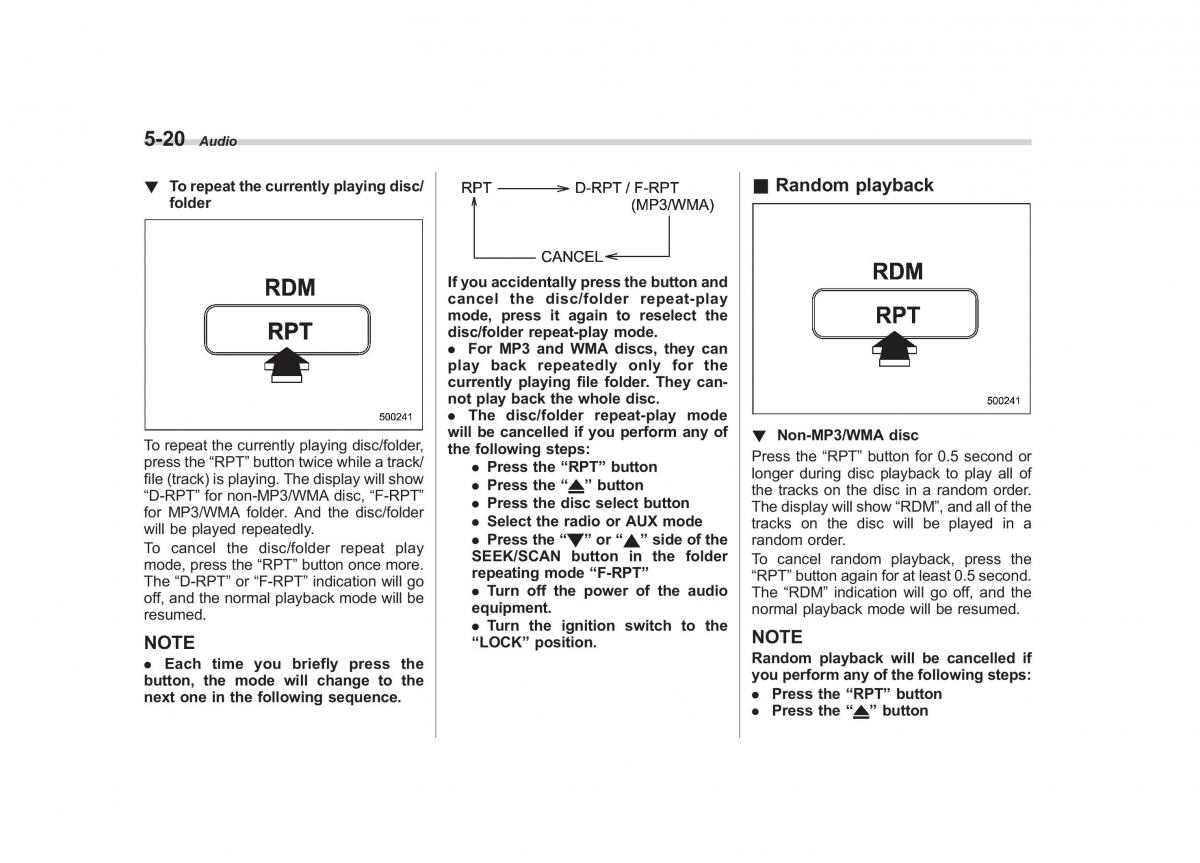 Subaru Outback Legacy III 3 owners manual / page 211