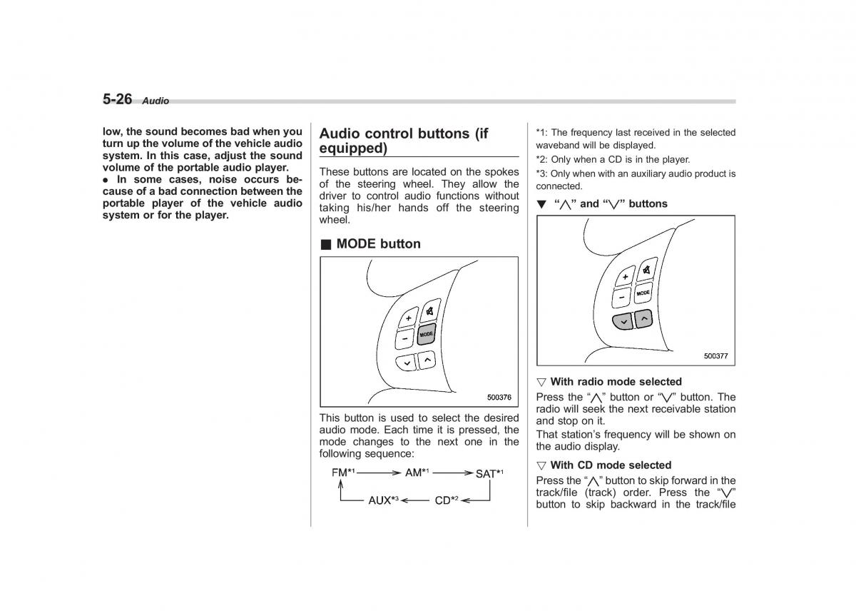 Subaru Outback Legacy III 3 owners manual / page 217