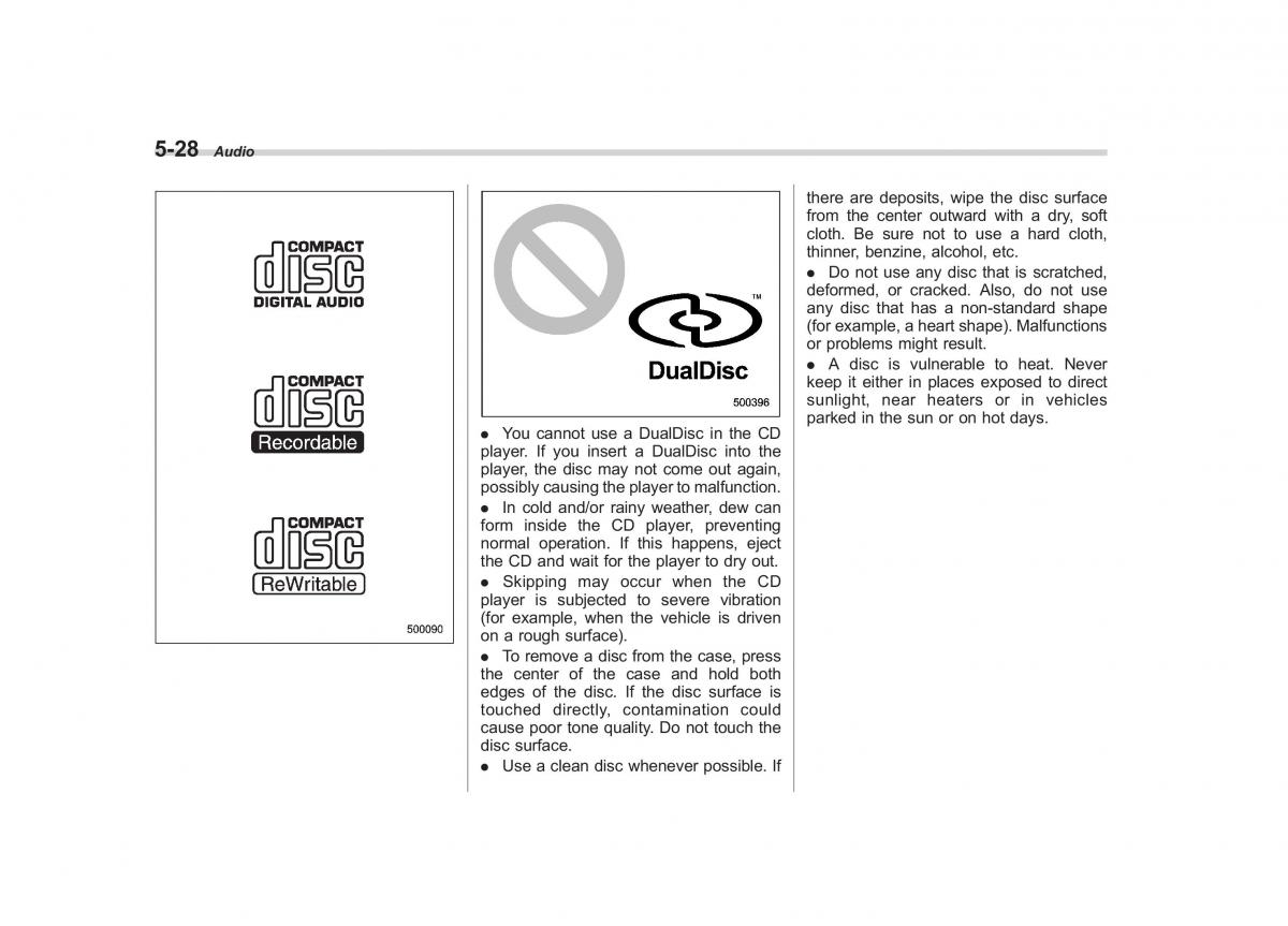 Subaru Outback Legacy III 3 owners manual / page 219