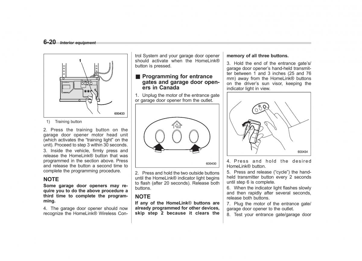 Subaru Outback Legacy III 3 owners manual / page 240