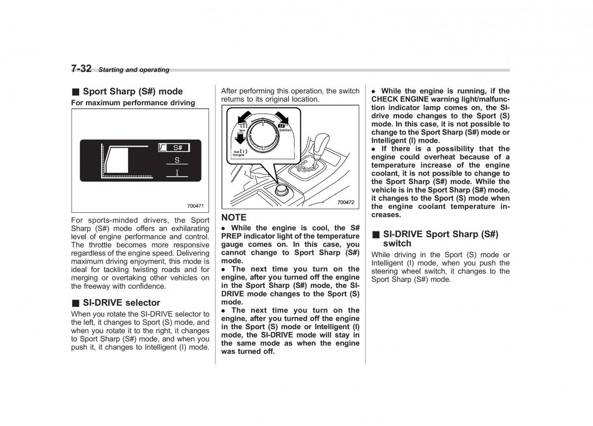 Subaru Outback Legacy III 3 owners manual / page 273