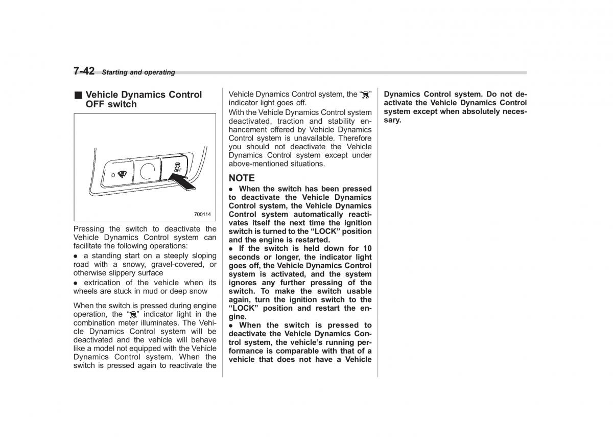 Subaru Outback Legacy III 3 owners manual / page 283