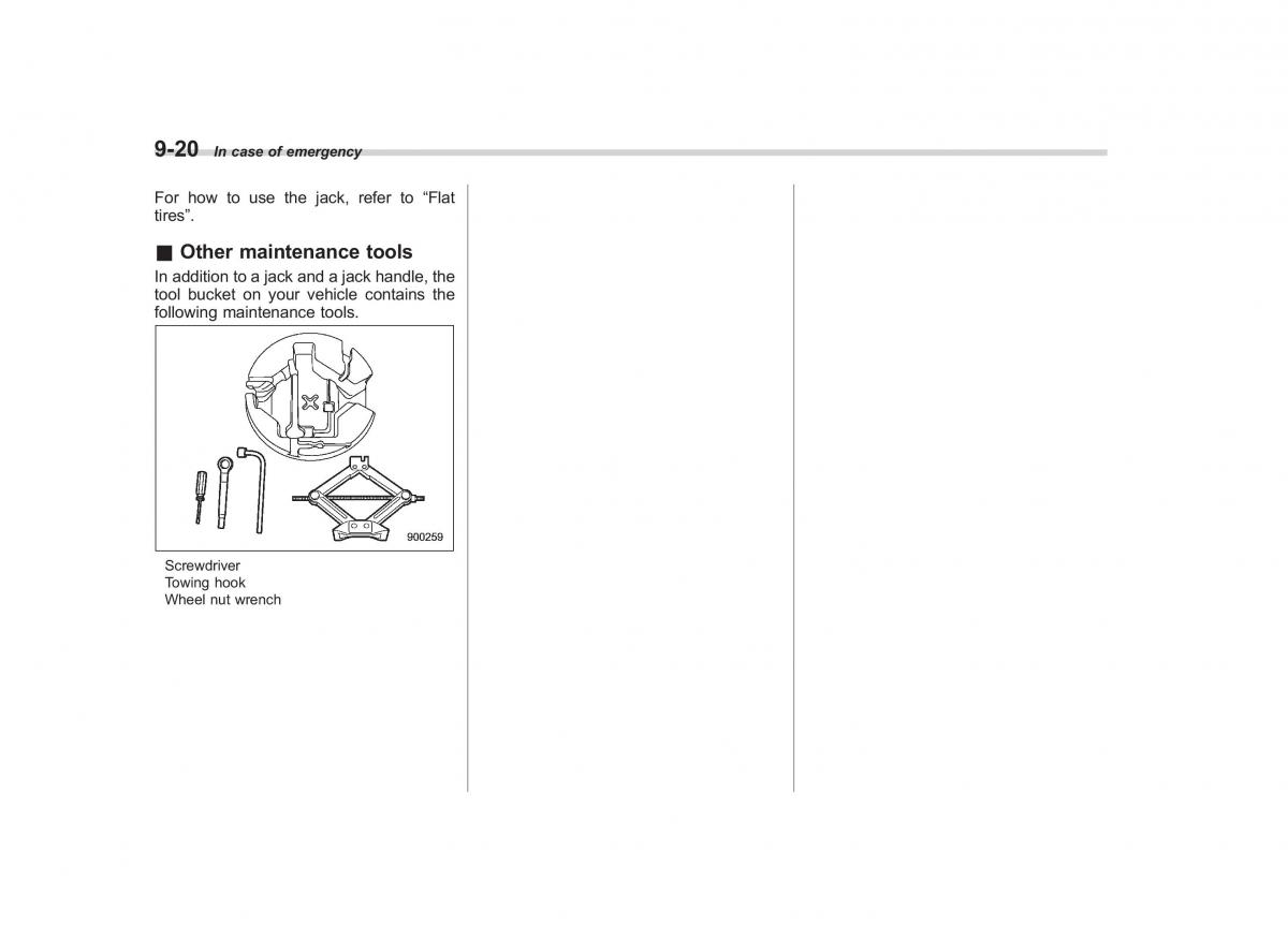 Subaru Outback Legacy III 3 owners manual / page 340