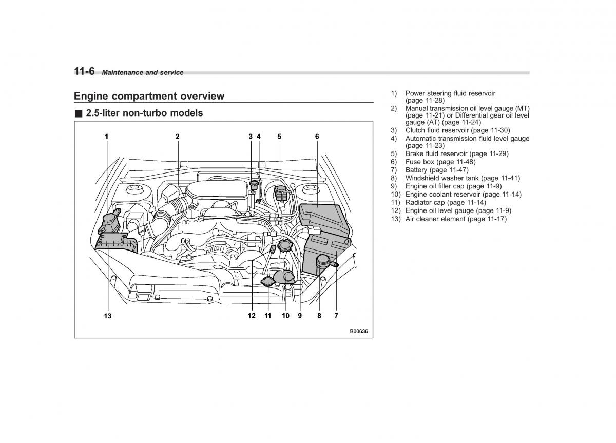 Subaru Outback Legacy III 3 owners manual / page 352