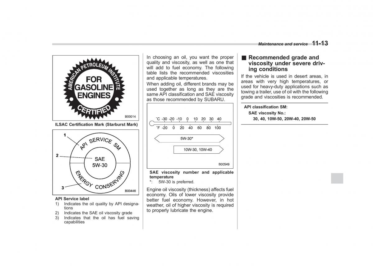 Subaru Outback Legacy III 3 owners manual / page 359