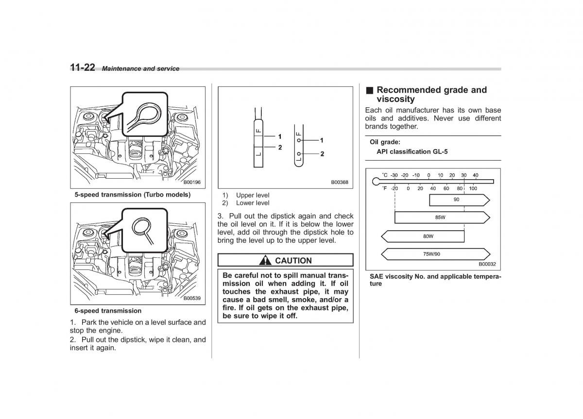 Subaru Outback Legacy III 3 owners manual / page 368