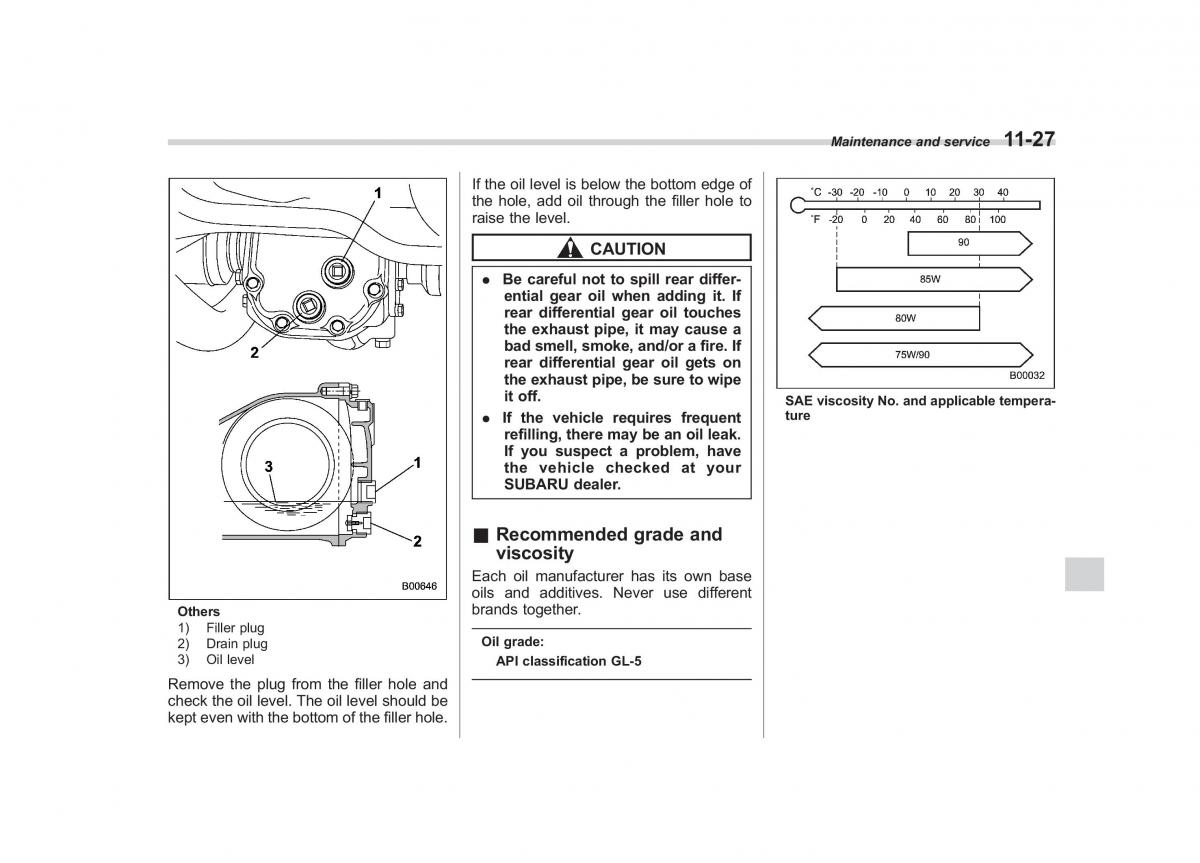 Subaru Outback Legacy III 3 owners manual / page 373