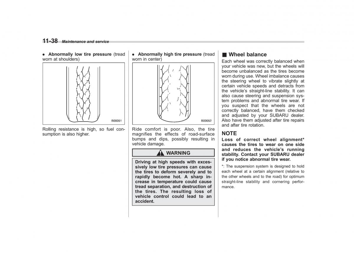 Subaru Outback Legacy III 3 owners manual / page 384