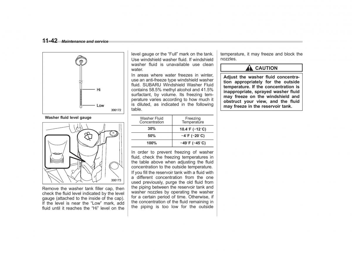 Subaru Outback Legacy III 3 owners manual / page 388