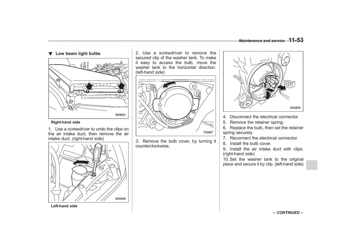 Subaru Outback Legacy III 3 owners manual / page 399