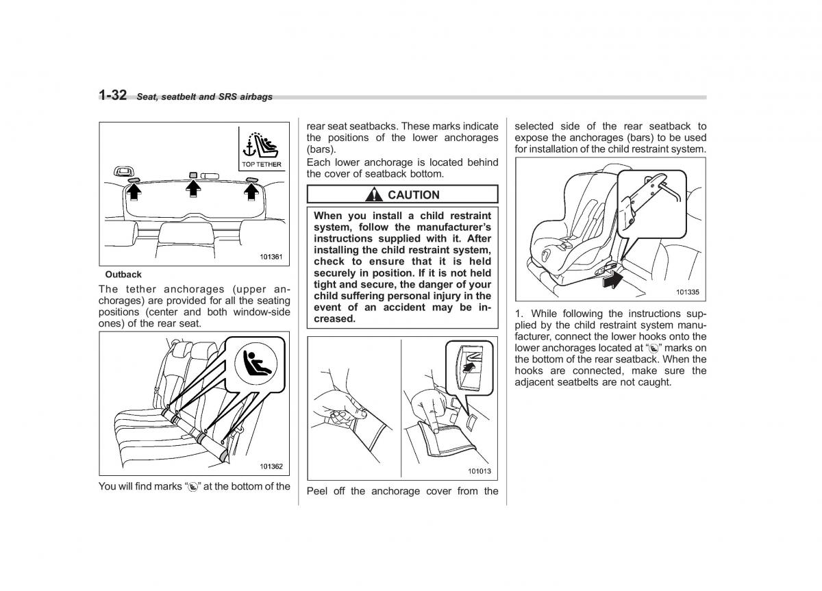 Subaru Outback Legacy IV 4 owners manual / page 55