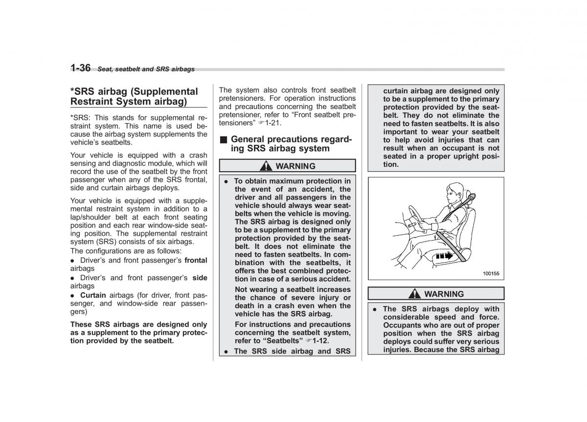 Subaru Outback Legacy IV 4 owners manual / page 59