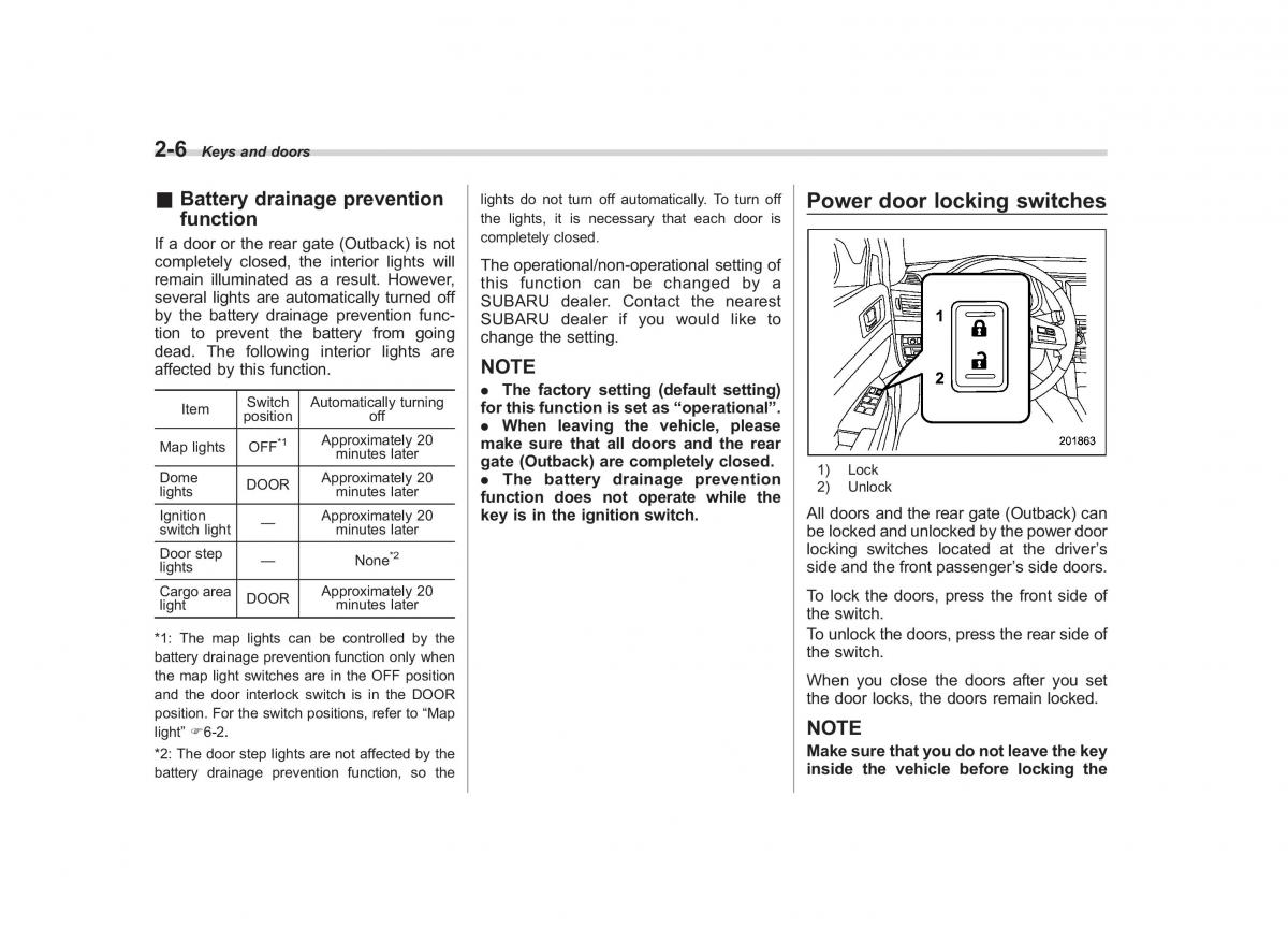 Subaru Outback Legacy IV 4 owners manual / page 95