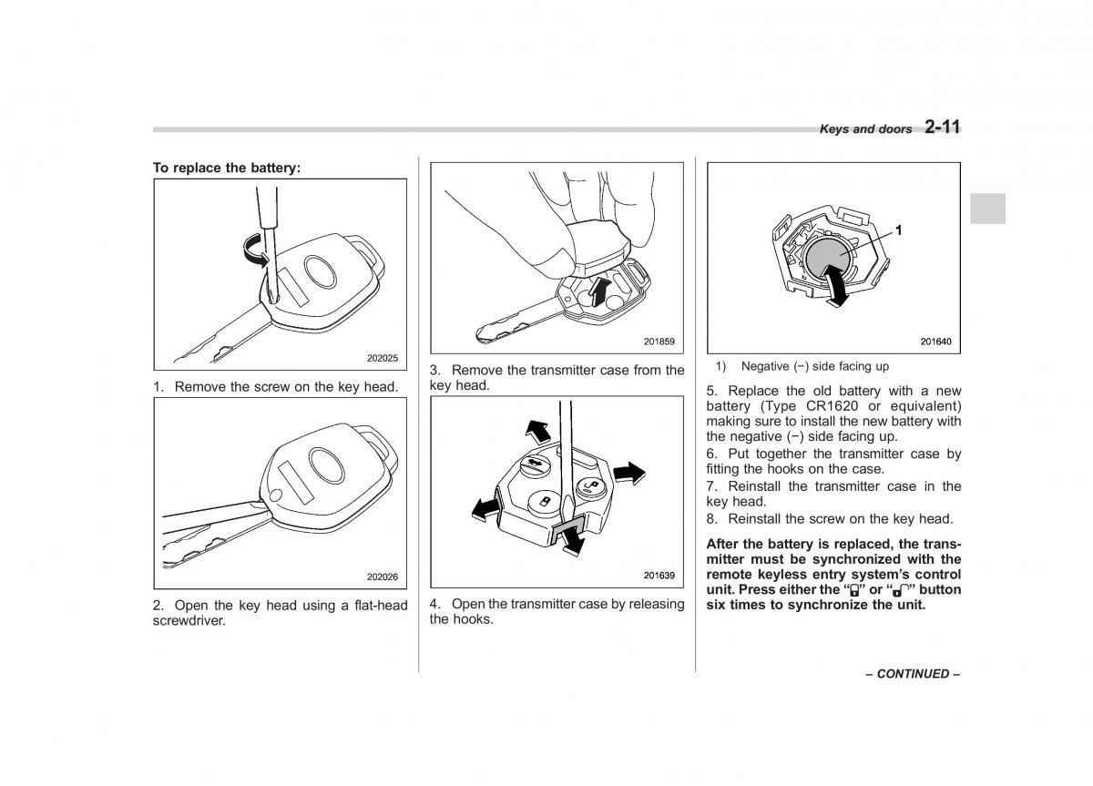 Subaru Outback Legacy IV 4 owners manual / page 100