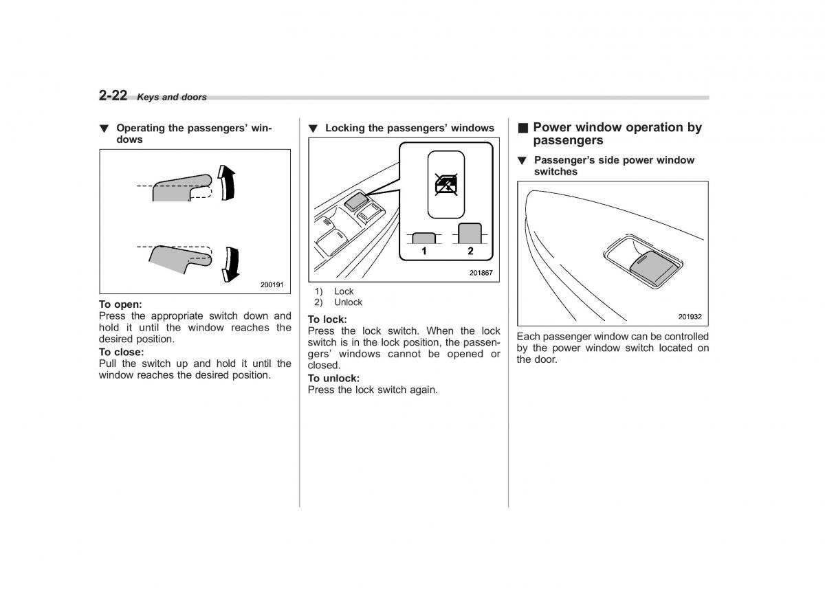 Subaru Outback Legacy IV 4 owners manual / page 111