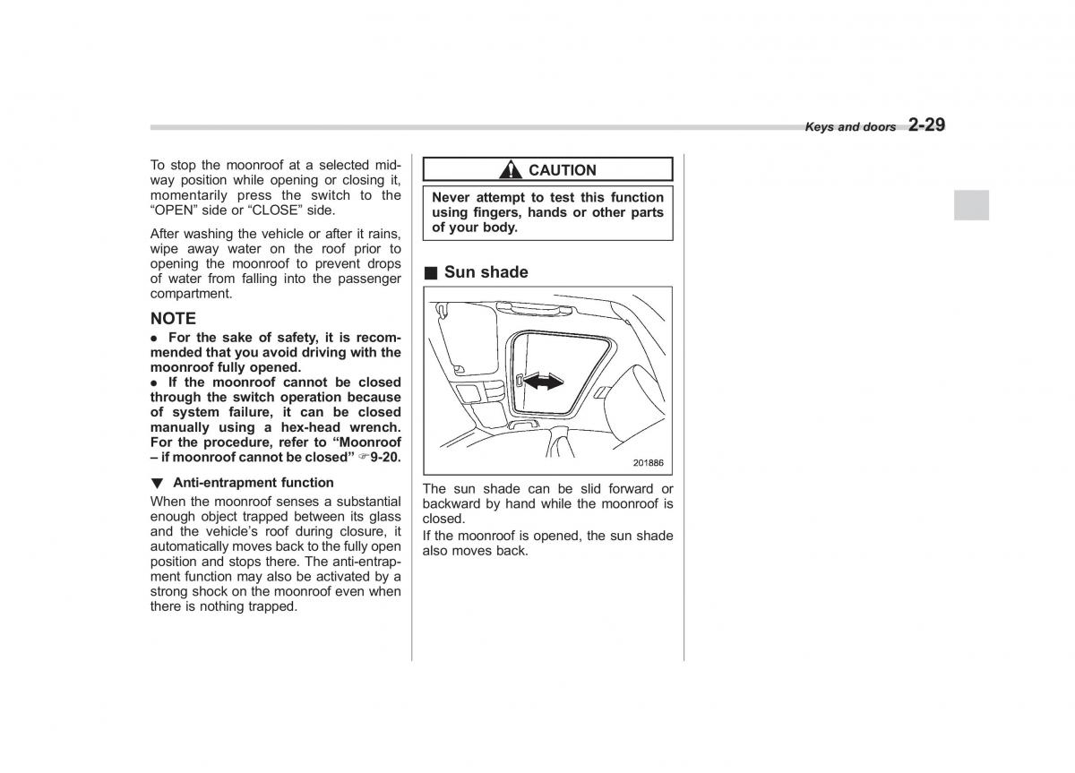 Subaru Outback Legacy IV 4 owners manual / page 118