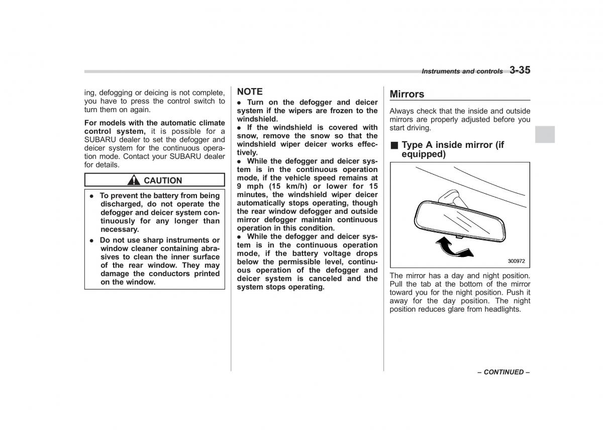 Subaru Outback Legacy IV 4 owners manual / page 154