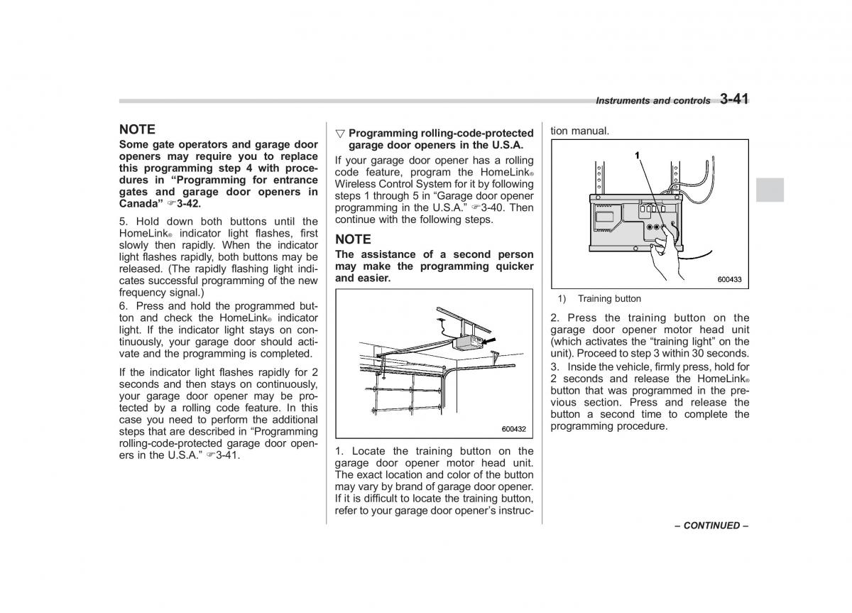 Subaru Outback Legacy IV 4 owners manual / page 160