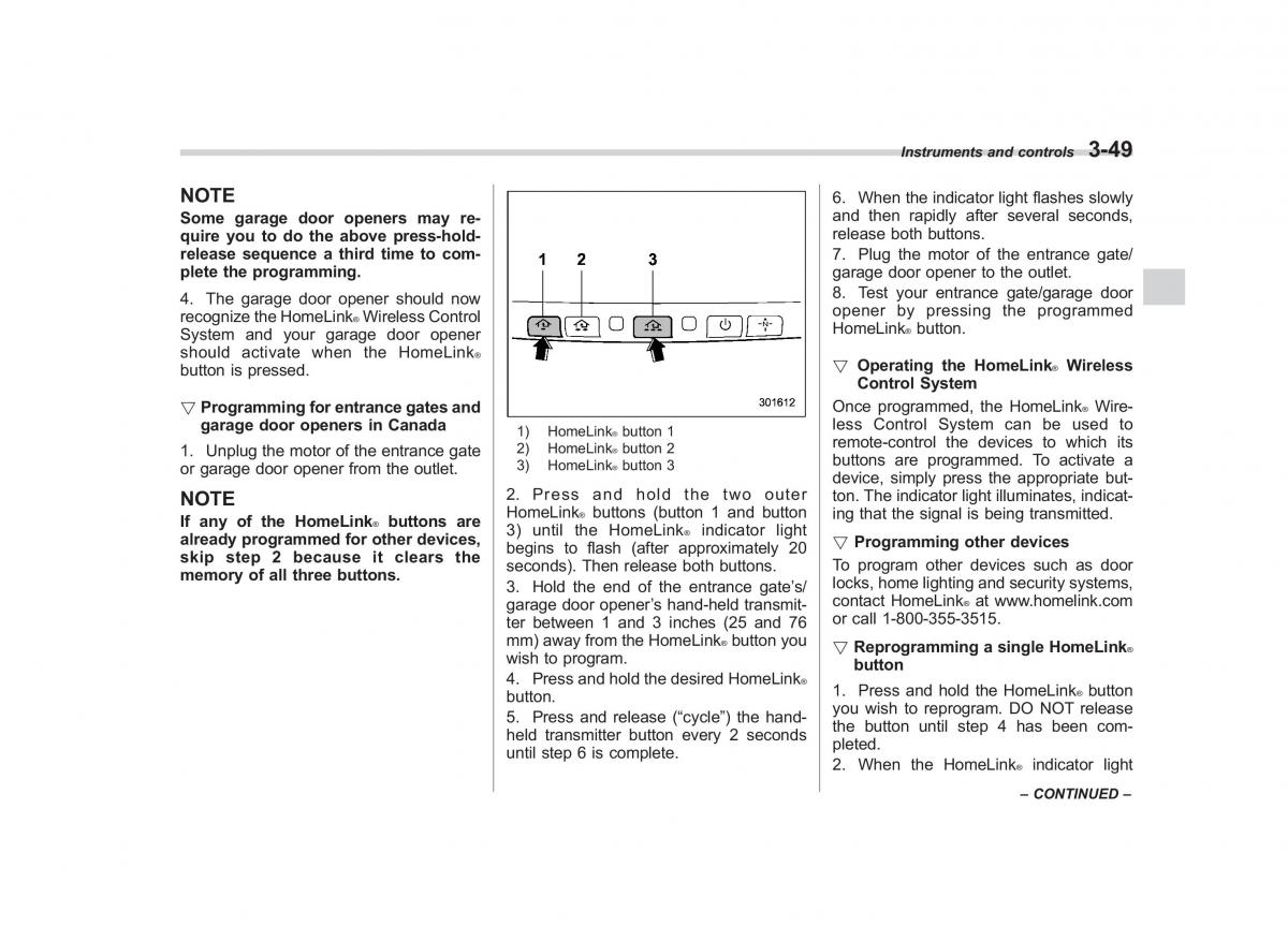 Subaru Outback Legacy IV 4 owners manual / page 168