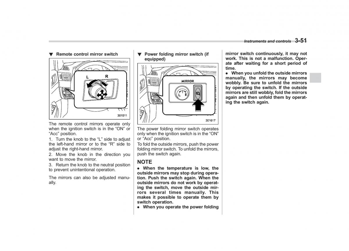 Subaru Outback Legacy IV 4 owners manual / page 170