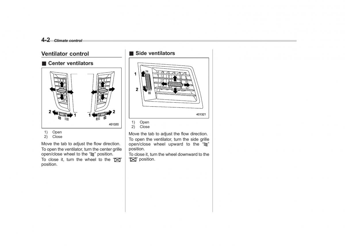 Subaru Outback Legacy IV 4 owners manual / page 173