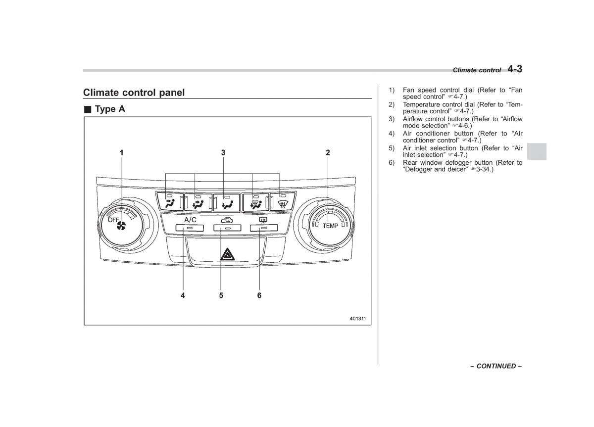 Subaru Outback Legacy IV 4 owners manual / page 174