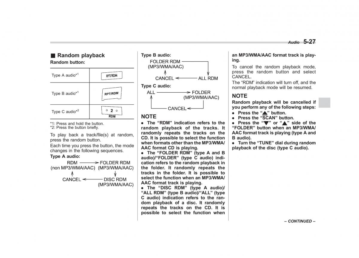 Subaru Outback Legacy IV 4 owners manual / page 210