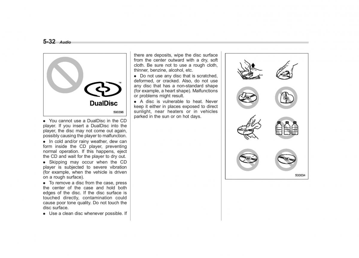 Subaru Outback Legacy IV 4 owners manual / page 215