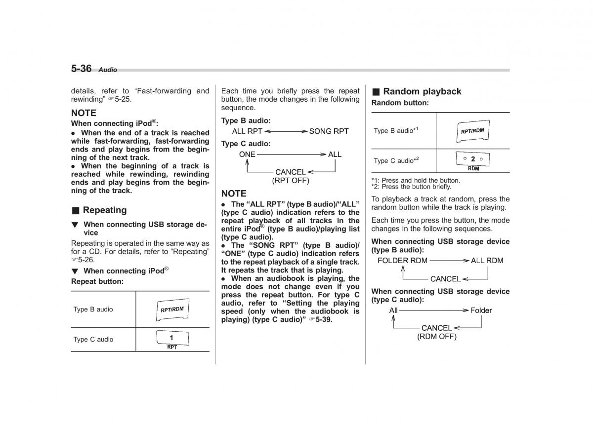 Subaru Outback Legacy IV 4 owners manual / page 219