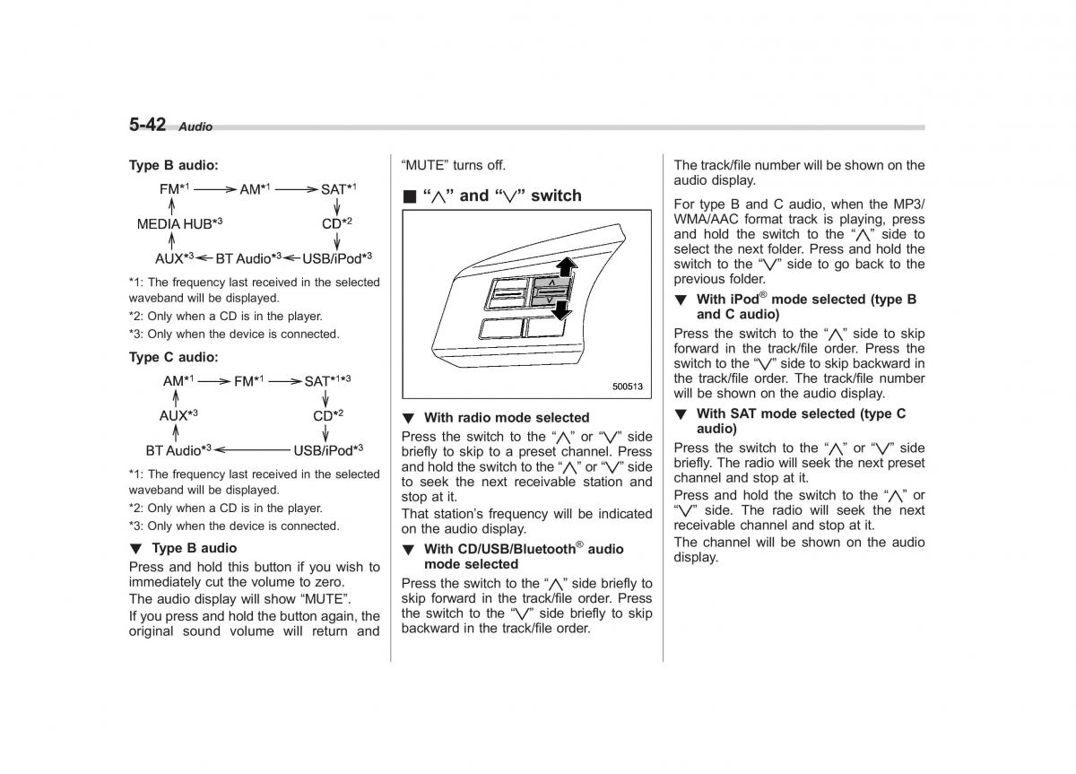 Subaru Outback Legacy IV 4 owners manual / page 225