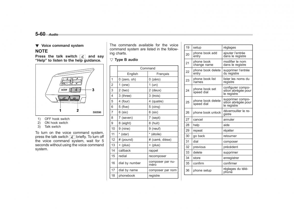 Subaru Outback Legacy IV 4 owners manual / page 243