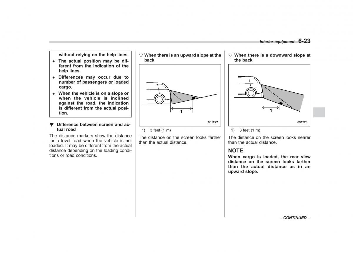 Subaru Outback Legacy IV 4 owners manual / page 276