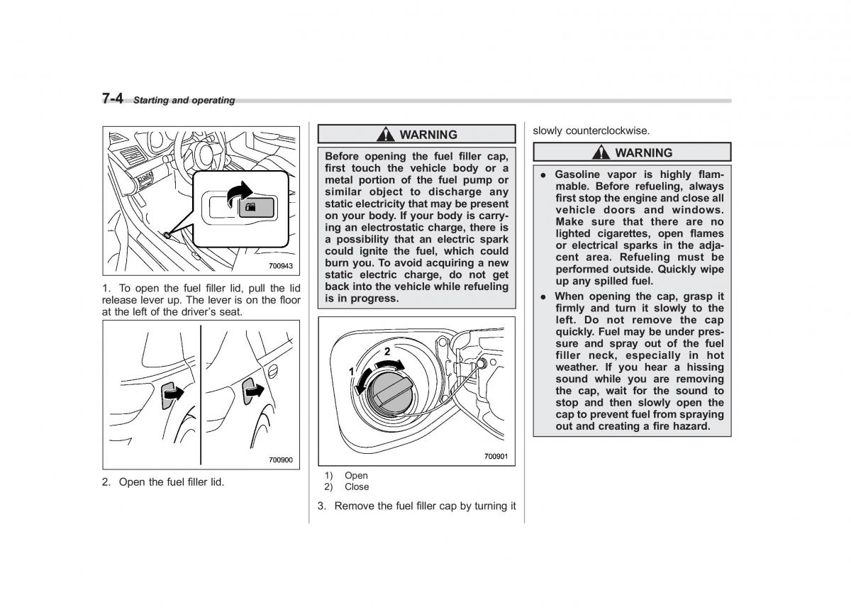 Subaru Outback Legacy IV 4 owners manual / page 281