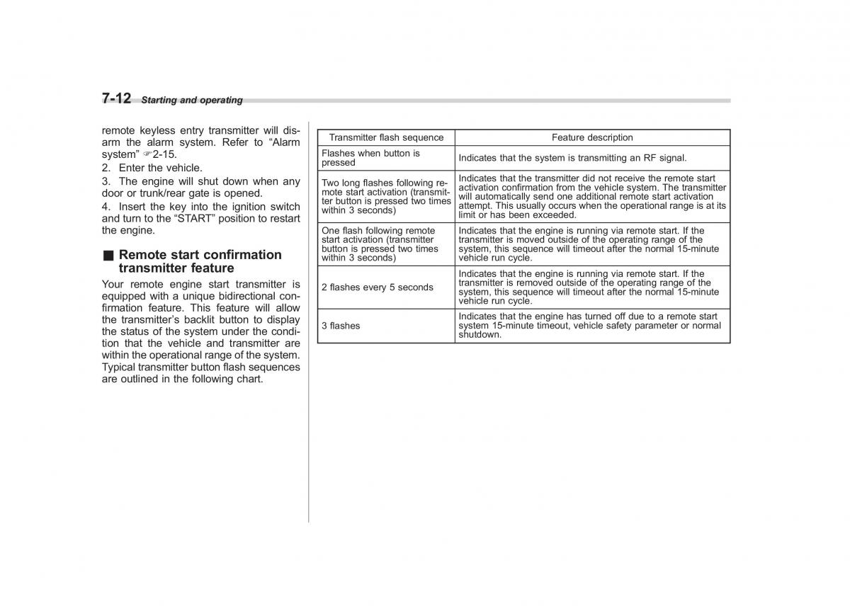 Subaru Outback Legacy IV 4 owners manual / page 289