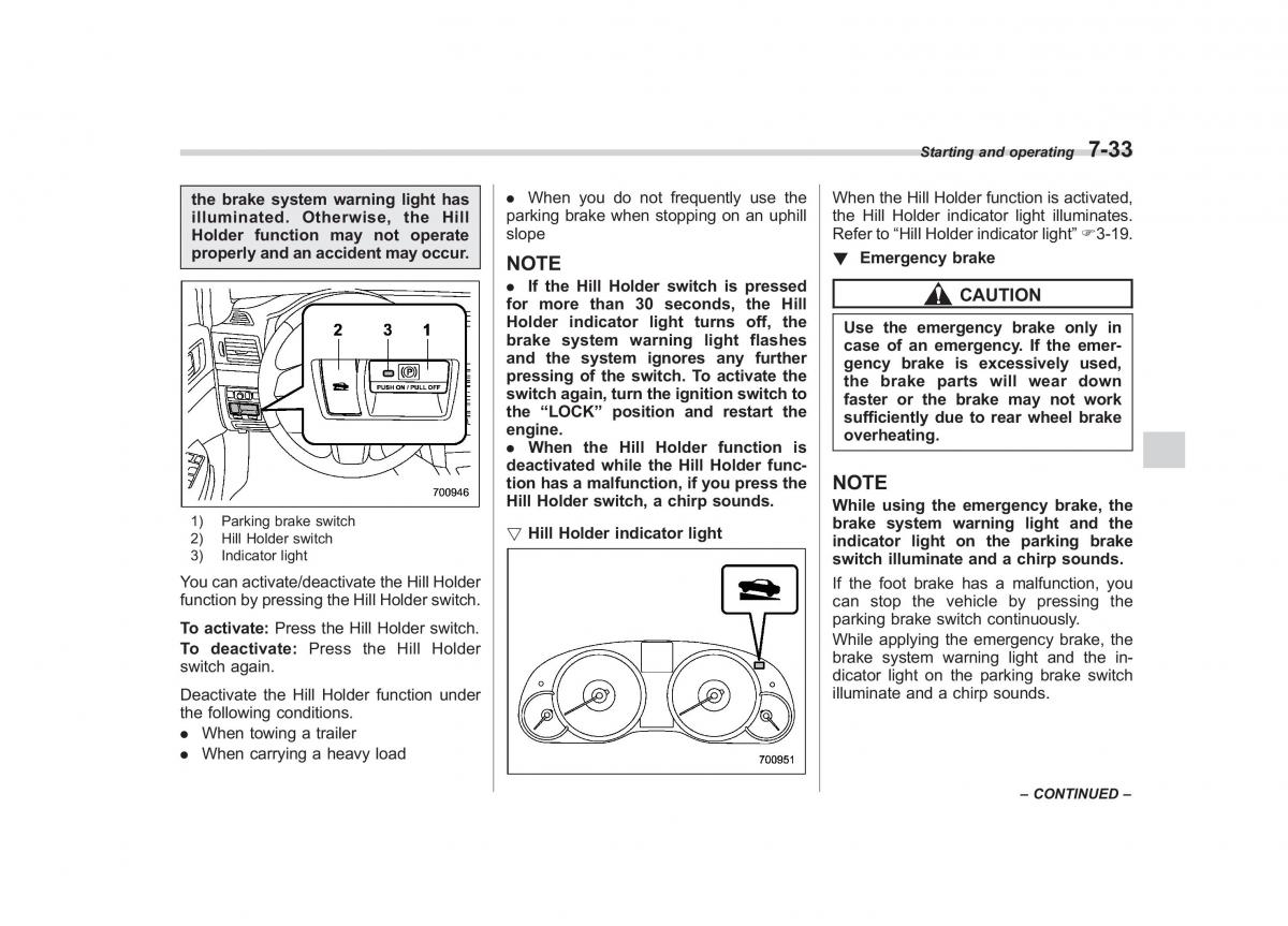 Subaru Outback Legacy IV 4 owners manual / page 310