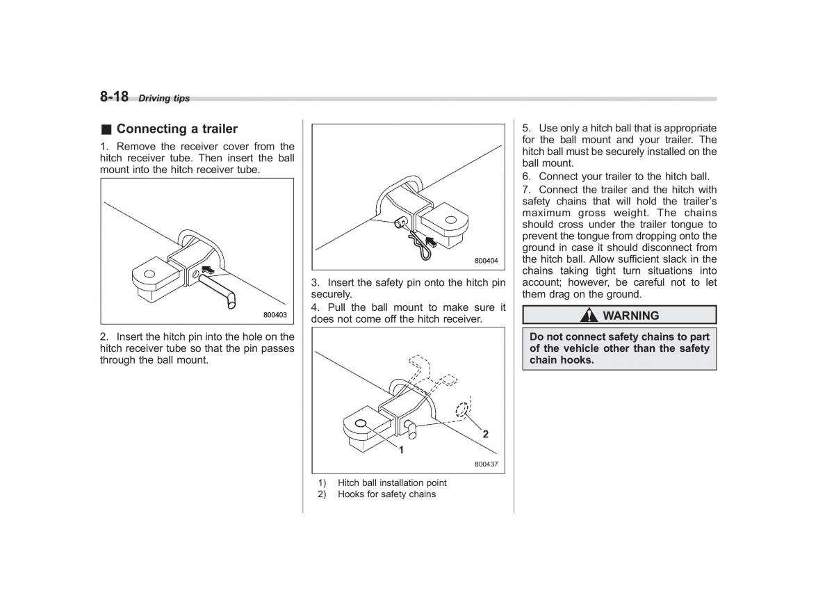 Subaru Outback Legacy IV 4 owners manual / page 333