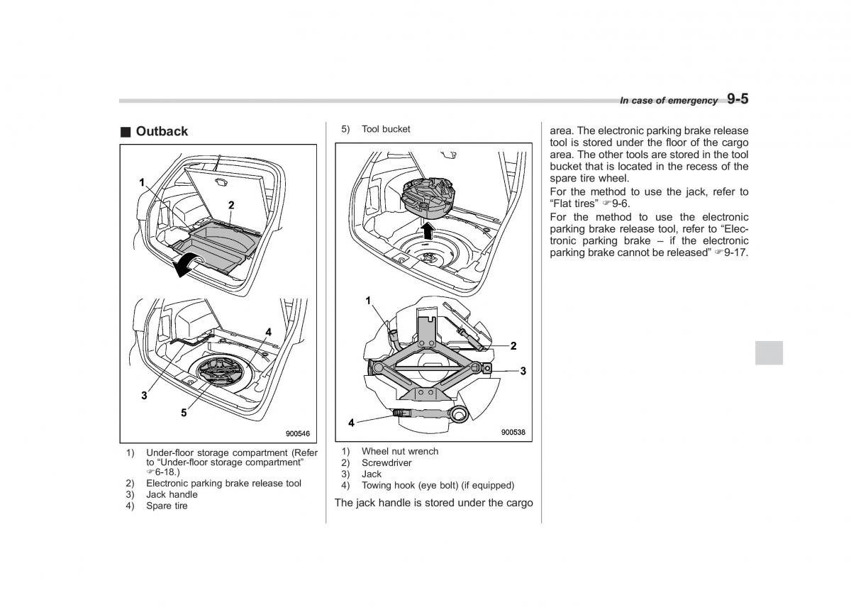 Subaru Outback Legacy IV 4 owners manual / page 348