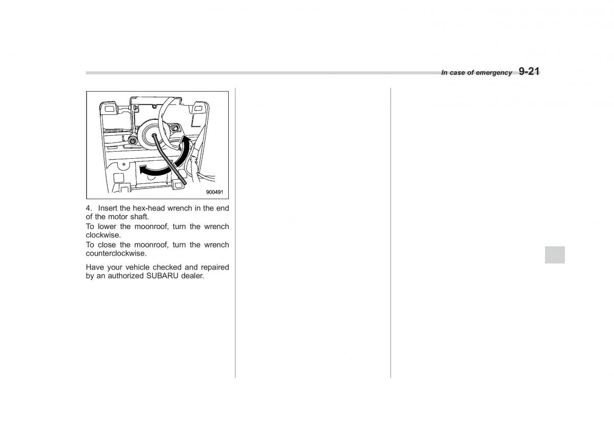 Subaru Outback Legacy IV 4 owners manual / page 364