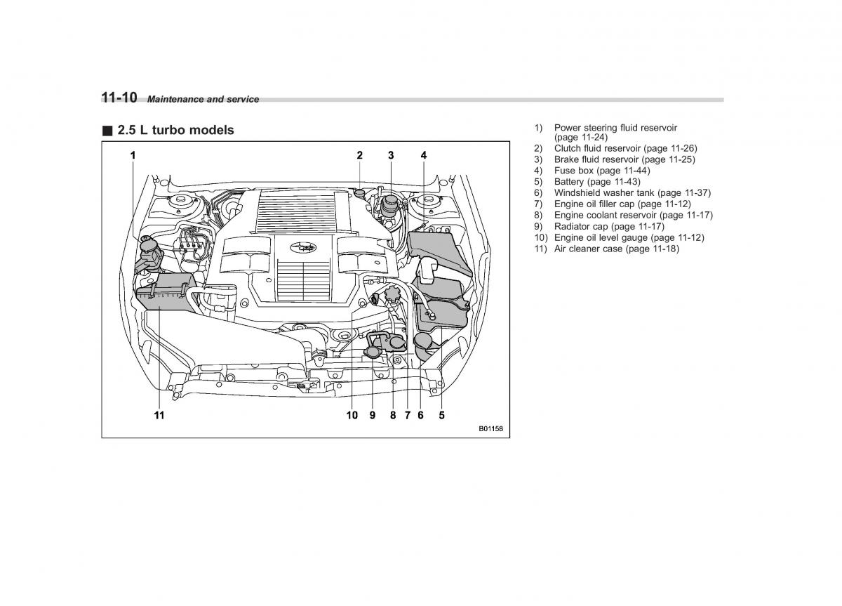 Subaru Outback Legacy IV 4 owners manual / page 381