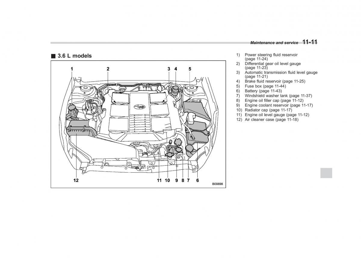 Subaru Outback Legacy IV 4 owners manual / page 382