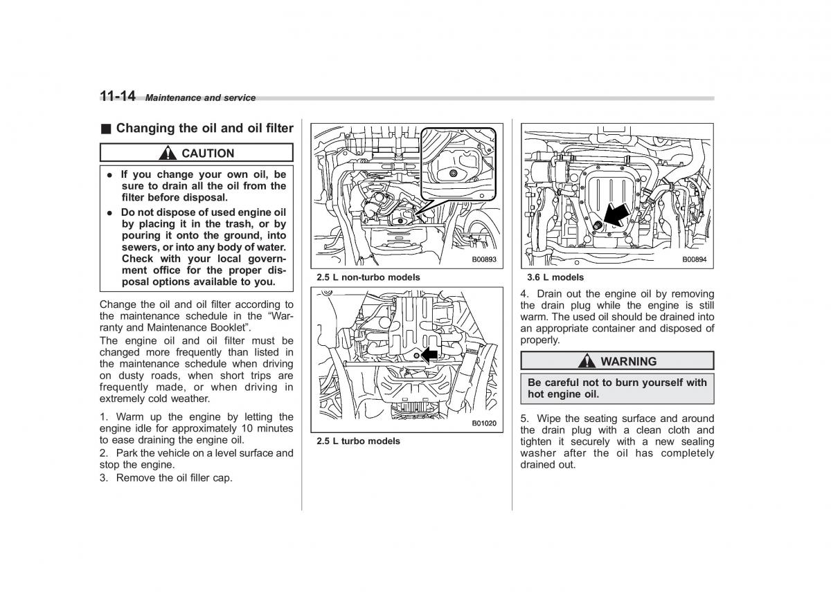 Subaru Outback Legacy IV 4 owners manual / page 385